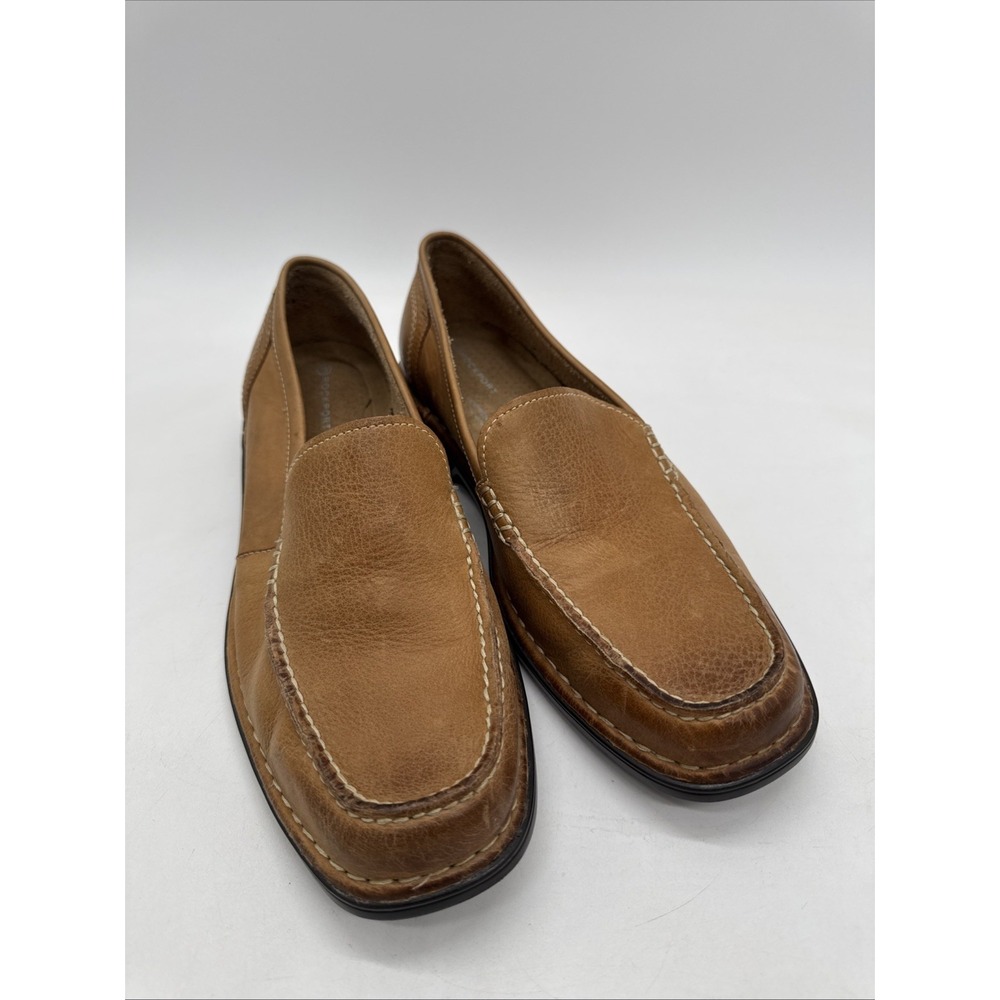 Rockport Shoes Mens Size 8 Brown Leather Slip On Loafers Comfort K60424
